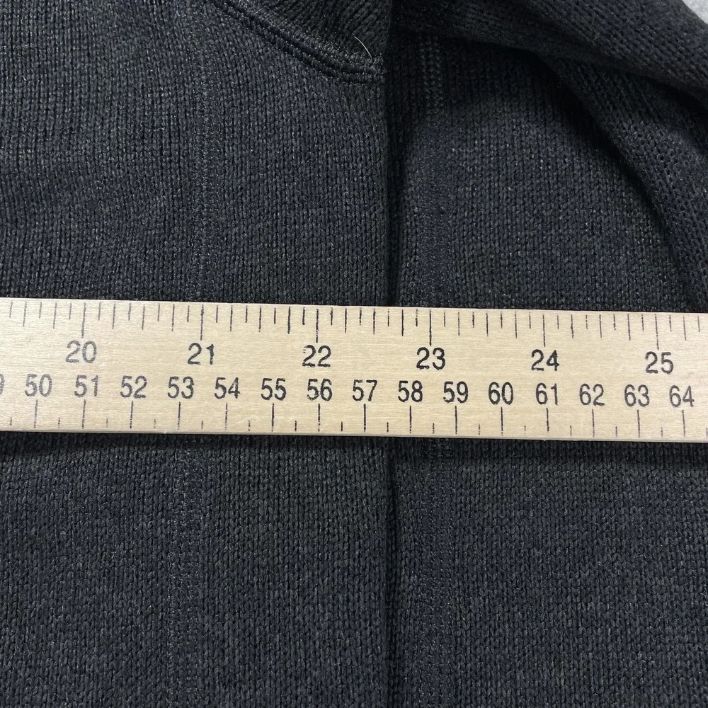 Patagonia Better Sweater Mens Large Black 1/4 Zip Mock Neck Fleece Pullover - Picture 5 of 9